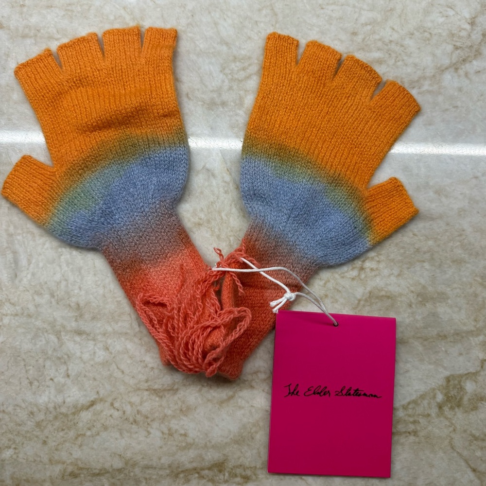 Elder statesman fingerless gloves - Picture 2 of 3